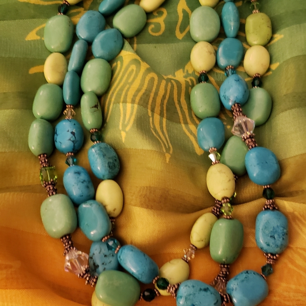 Chunky Beads, Statement Necklace. - image 8